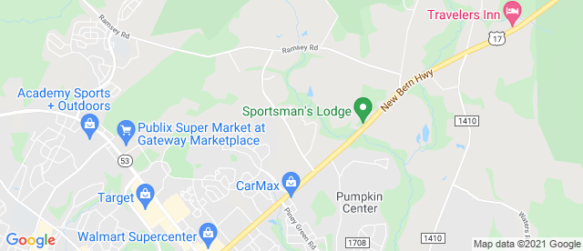 Map image of East Carolina Insulation location