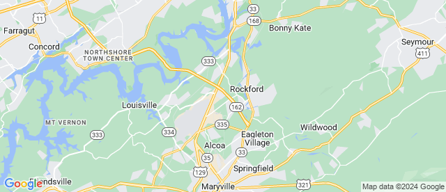 Map image of Dale Insulation of Knoxville location