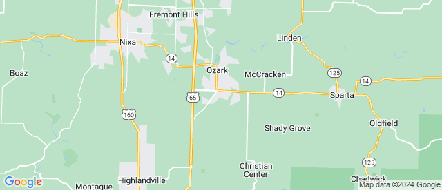 Map image of Ozark Foam Insealators location