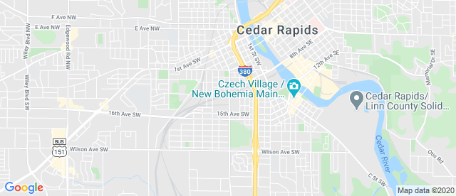 Map image of Contractor Services of Iowa location