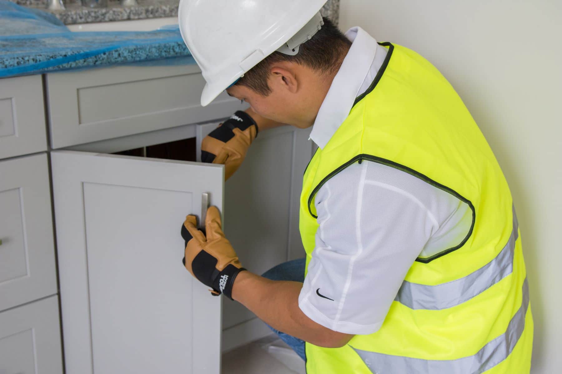 Homeowner Bathroom Hardware Installation