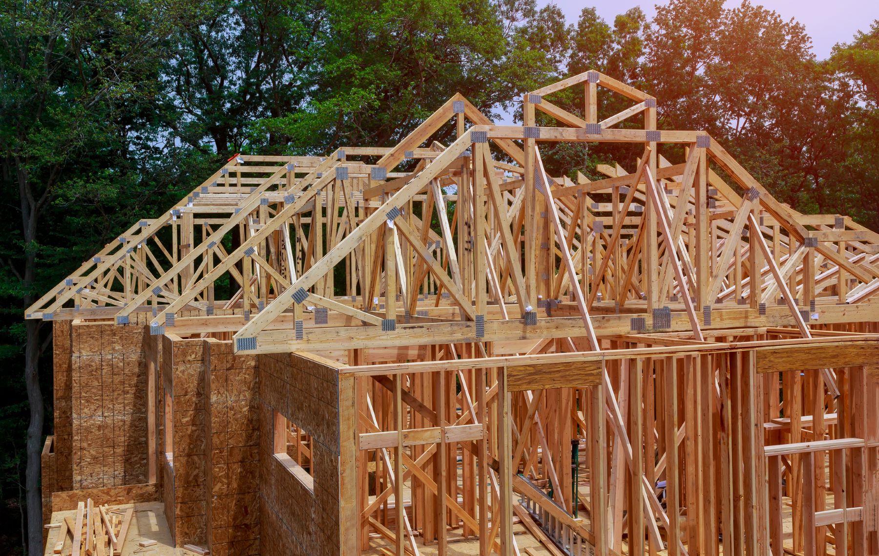 Residential Home Builder Construction Site